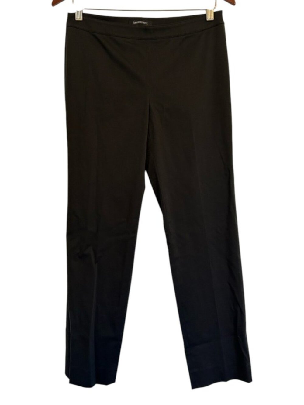 Lafayette 148 Black Pull On Pants Sz 2